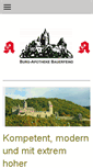 Mobile Screenshot of burg-apotheke-bauerfeind.de